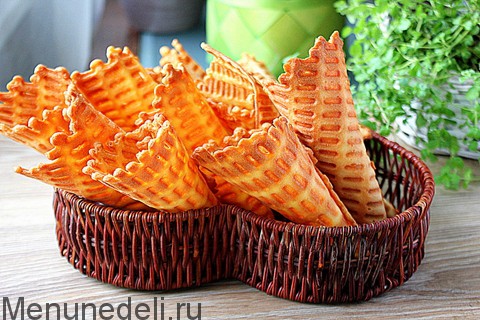 Вафли в электровафельнице