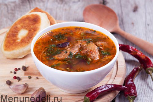 Борщ с бычками в томате