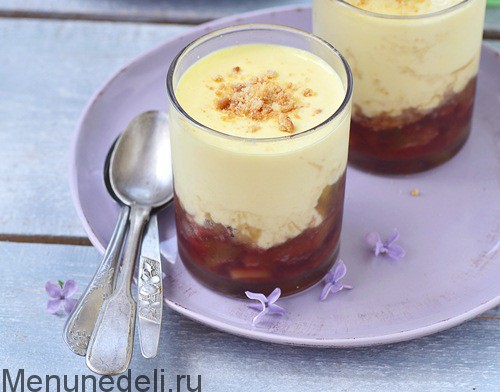 Десерт из ревеня | Меню недели