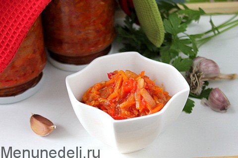Овощная заправка для супа на зиму | Меню недели