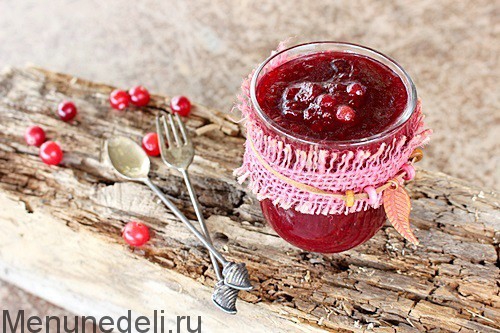 Клюквенный соус к мясу | Меню недели