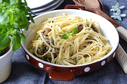 Рецепт пасты с баклажаном и пряным маслом | Меню недели