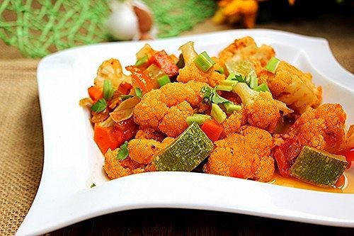 Рагу с цветной капустой