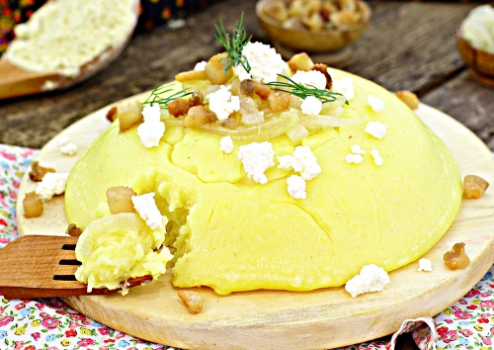 Рецепт мамалыги из кукурузной муки в мультиварке | Меню недели