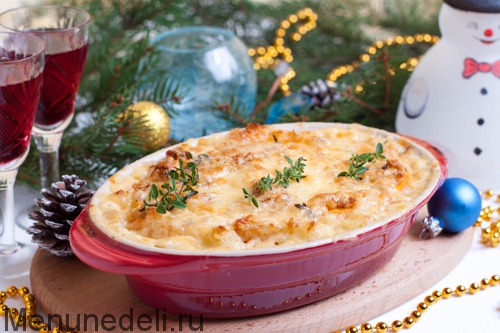 Рецепт гратена из тыквы с сыром | Меню недели