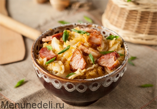 Рецепт Макароны с капустой | Меню недели
