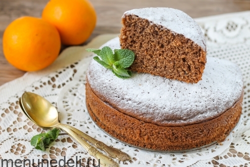 Рецепт шоколадного манника | Меню недели