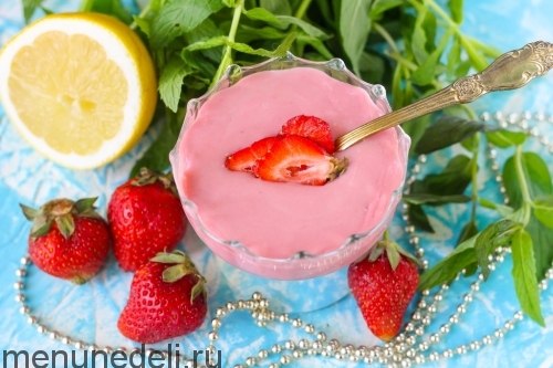 Рецепт клубничного курда | Меню недели