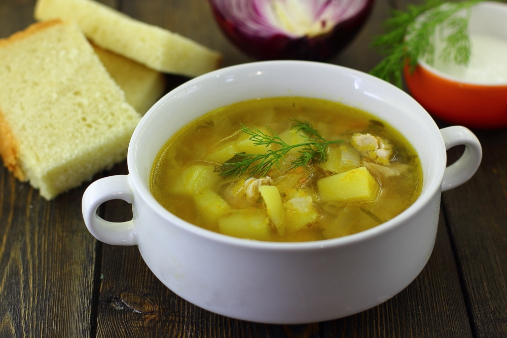 Рецепт супа с солёными огурцами | Меню недели