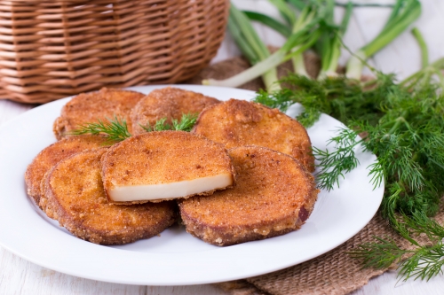 Жареный колбасный сыр | Меню недели